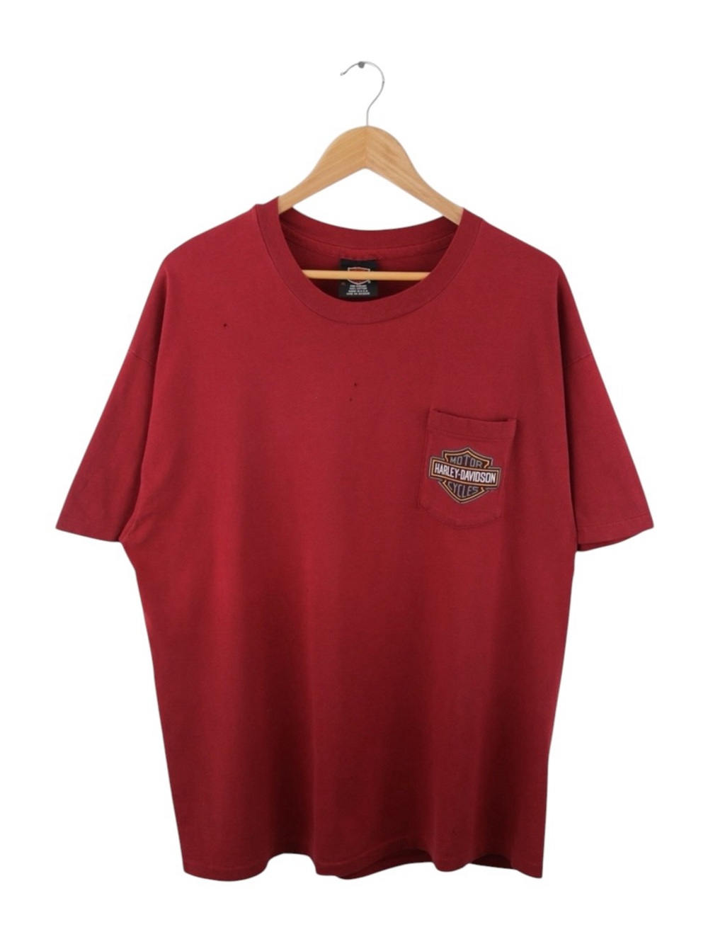 Vintage Harley Davidson Daytona Beach FL Pocket Tee XL Single Stitch USA